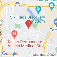 View Map of 125 Hospital Drive,Vallejo,CA,94589